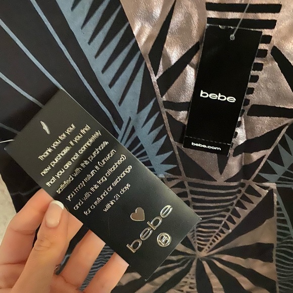 Bebe body-con with Geometric Patterns - NWT - Picture 4 of 5